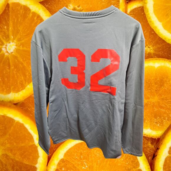 Sport-Tek Men's Black Bloomsburg Softball Long Sleeve Fleece Sweatshirt Size L - Picture 3 of 9